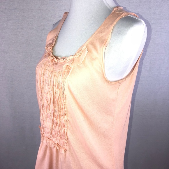 J.Crew peach tuxedo front tank top - Picture 3 of 8